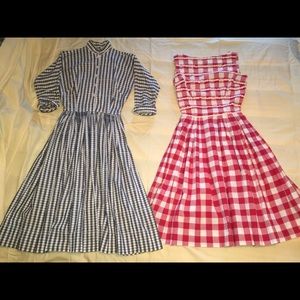 Set of 5 vintage 1950’s summer dresses
